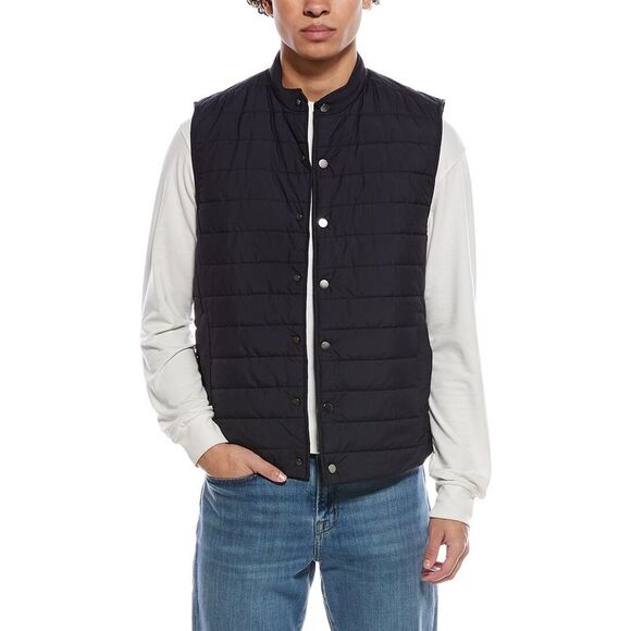 Eton MensPadded Vest Blue